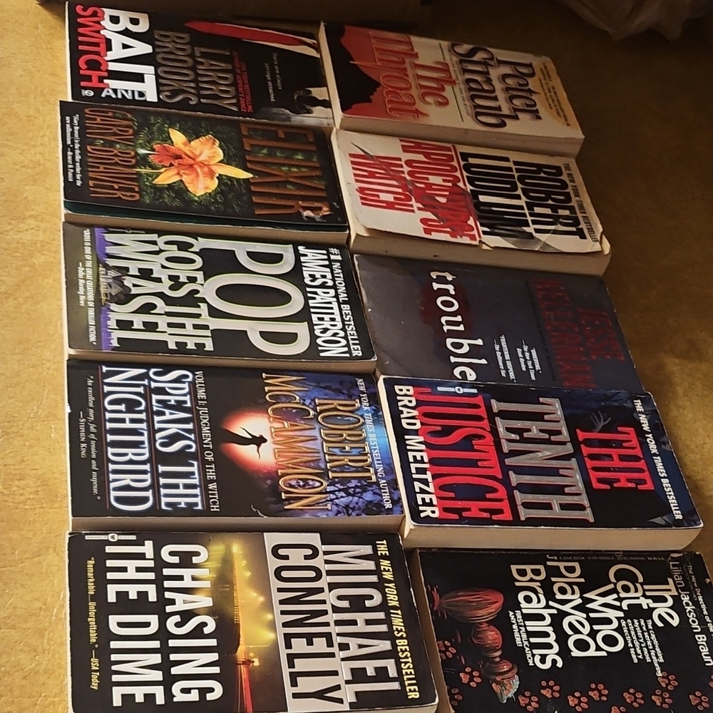 Collection of Mystery and Thriller Novels